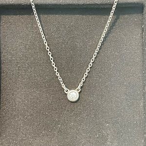 Tiffany Elsa Peretti diamond necklace